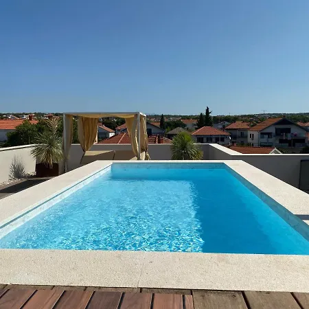 Shell Sky Luxury Penthouse With Private Pool Apartamento Zadar