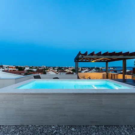 Apartment Shell Sky Luxury Penthouse With Private Pool Zadar